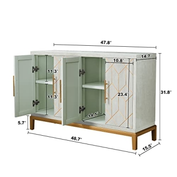 Stylish HLR 48" Accent Cabinet with Storage