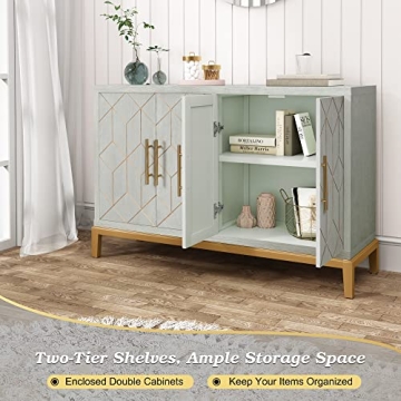 Stylish HLR 48" Accent Cabinet with Storage