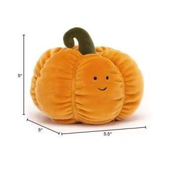 Jellycat Vivacious Pumpkin Plush Toy - Fall Gift Idea