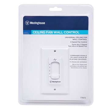 Westinghouse Ceiling Fan Control White Easy Installation