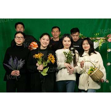 Kate 10×10ft Christmas Cartoon Rainbow Photo Backdrop Green Pine Bars Wreath Photography Background Xmas for Christmas Day