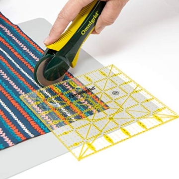 Omnigrid 6 x 6 Quilting Ruler for Accurate Fabric Cutting