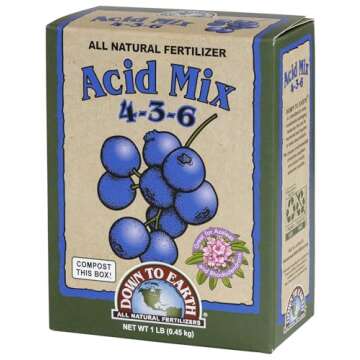 Down to Earth All Natural Acid Mix Fertilizer 4-3-6, 1 lb