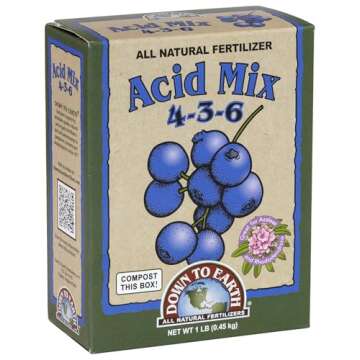 Down to Earth All Natural Acid Mix Fertilizer 4-3-6, 1 lb