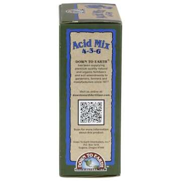 Down to Earth All Natural Acid Mix Fertilizer 4-3-6, 1 lb