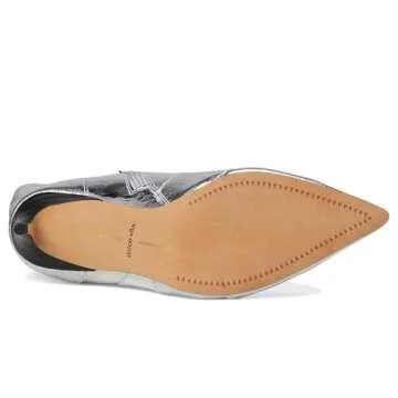 Dolce Vita Women's KASEDY Fashion Boot, Silver Distressed Leather, 10