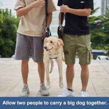 COODEO Dog Carry Sling for Senior Dogs and Mobility Support
