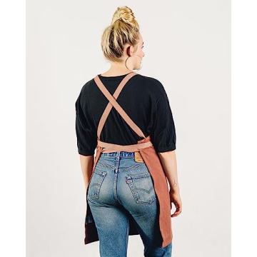 Caldo Crossback Kitchen Apron - Adjustable & Stylish