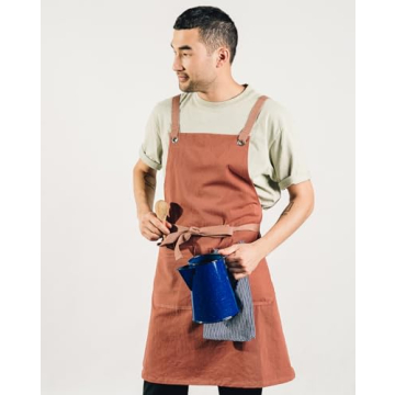 Caldo Crossback Kitchen Apron - Adjustable & Stylish