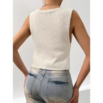 GORGLITTER Trendy Crochet Vest Top for Women 2023