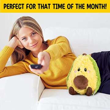 Avocado Microwavable Heating Pad - Cozy Plush Gift