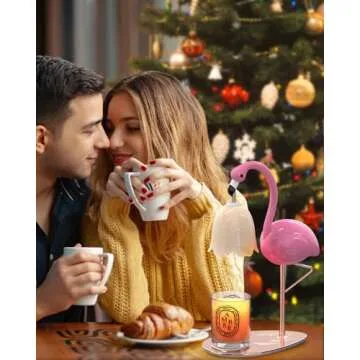 CODOGOY Fragrance Candle Warmer Lamp with Timer, Dimmable, Halogen, Polished, Pink, for Home Decor 6.69 x11 x15.35 in