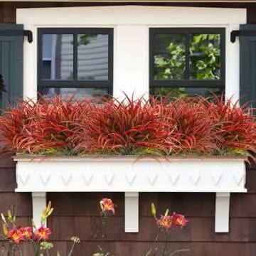 Uieke Artificial Outdoor Plants - Realistic Faux Greenery