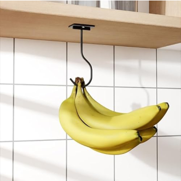 Compact Folding Banana Holder - Adhesive Hook for Easy Storage