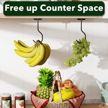 Compact Folding Banana Holder - Adhesive Hook for Easy Storage
