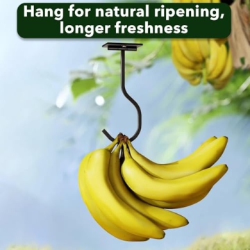 Compact Folding Banana Holder - Adhesive Hook for Easy Storage