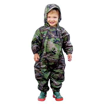 Tuffo Unisex Baby Muddy Buddy Coverall, Yellow, 2T