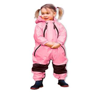 Tuffo Unisex Baby Muddy Buddy Coverall, Yellow, 2T