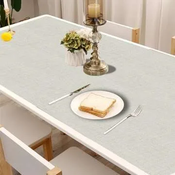 Yancorp 24"x120" Textured Fabric Cream Wallpaper Faux Grasscloth Peel and Stick Wallpaper Self-Adhesive Wallpaper Linen Removable Wallpaper Cabinets Counter Top Liners