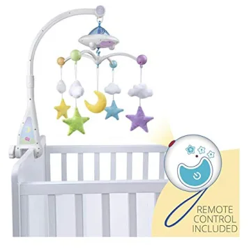 Moon & Star Cot Mobile | Light Projection for Babies