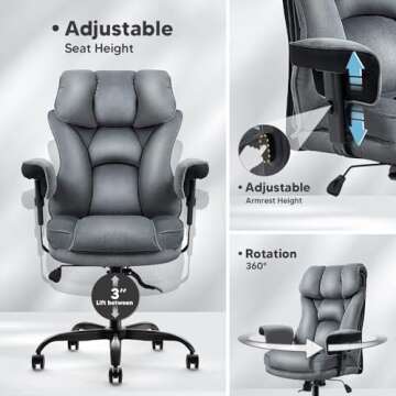 YAMASORO Executive High Back Desk Chair for Comfort