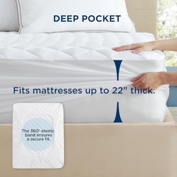 Bedsure Queen Mattress Protector for Comfort and Durability