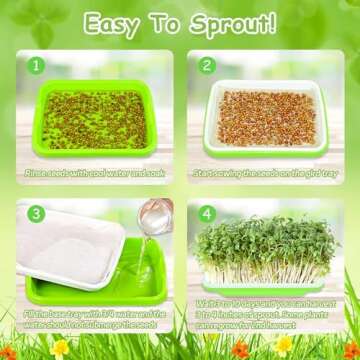 Legigo Seed Sprouter Trays - Soil-Free Microgreens Kit