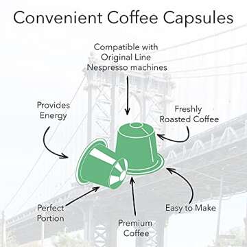 HiLine Espresso Pods Vanilla Macaron Flavor 20 Count