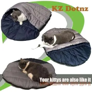 Soft Warm Dog Sleeping Bag, Large Portable Waterproof Camping Pet Bed, Packable Dog Bed for Camping, Hiking, Indoor Use