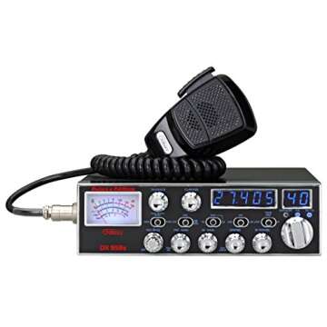 Galaxy DX-959B Mobile CB Radio with Blue Frequency and Channel Digits and Backlit StarLite Faceplate