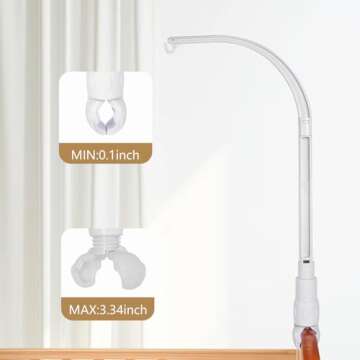 DIY 23 inches Crib Mobile arm Nursery Mobile arm Baby Mobile Hanger ,Adjusting The Claw Width of Mob...