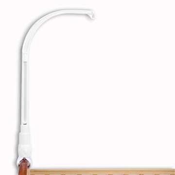 DIY 23 inches Crib Mobile arm Nursery Mobile arm Baby Mobile Hanger ,Adjusting The Claw Width of Mobile Hanger ,Mobile arm for Crib