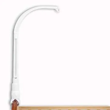 DIY 23 inches Crib Mobile arm Nursery Mobile arm Baby Mobile Hanger ,Adjusting The Claw Width of Mobile Hanger ,Mobile arm for Crib