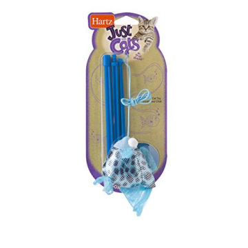 Hartz Just for Cats Gone Fishin Cat Toy | Interactive Wand Toy for Cats