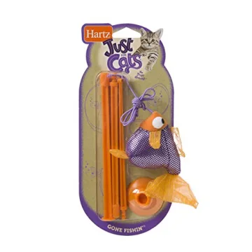 Hartz Just for Cats Gone Fishin Cat Toy | Fun Plush Fish