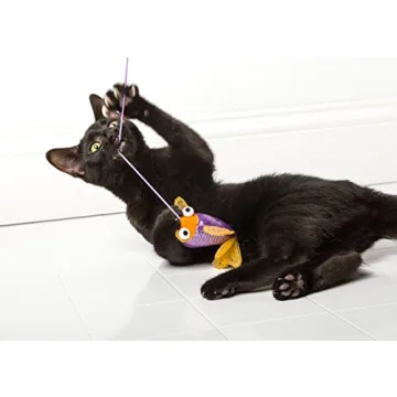 Hartz Just for Cats Gone Fishin Cat Toy | Fun Plush Fish