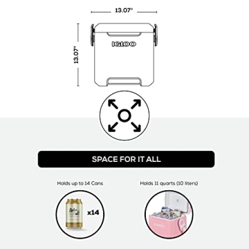 Igloo Pink Tag Along Cooler – Stylish & Functional