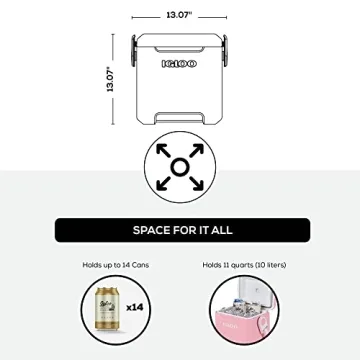 Igloo Pink Tag Along Cooler – Stylish & Functional