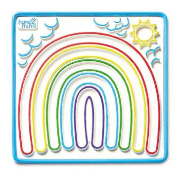 hand2mind Mindful Maze Boards, Learn Breathing Patterns, Mindfulness for Kids Anxiety Relief, Tactile Sensory Toys, Play Therapy Toys, Social Emotional Learning Activities, Calm Down Corner Supplies