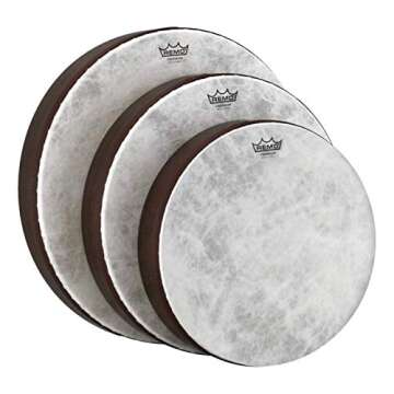 Remo Fiberskyn Frame Drums, 3-Piece Pack, 10", 12" 14"