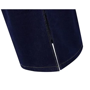 Stylish Women's Midi Jean Skirt - Long Denim for All Occasions