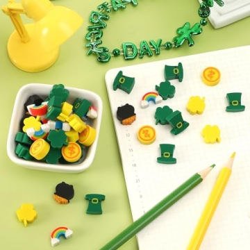 Fun Mini Erasers for Kids 150pcs JUNEBRUSH St. Patrick's