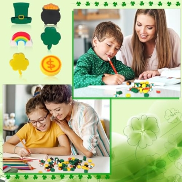 Fun Mini Erasers for Kids 150pcs JUNEBRUSH St. Patrick's
