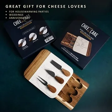 Cheezcare Marble Cheese Board for Stylish Entertaining