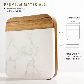 Cheezcare Marble Cheese Board for Stylish Entertaining