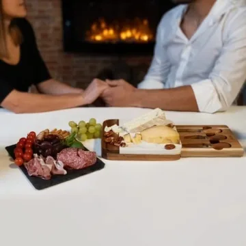 Cheezcare Marble Cheese Board for Stylish Entertaining