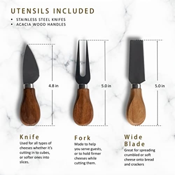 Cheezcare Marble Cheese Board for Stylish Entertaining