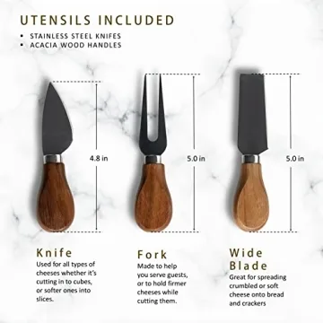 Cheezcare Marble Cheese Board for Stylish Entertaining