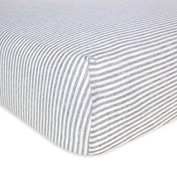 Burt's Bees Baby Fitted Crib Sheet - Organic Cotton for All Cribs
