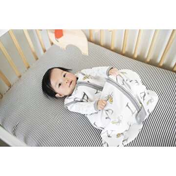 Burt's Bees Baby Crib Sheet - 100% Organic Cotton Comfort